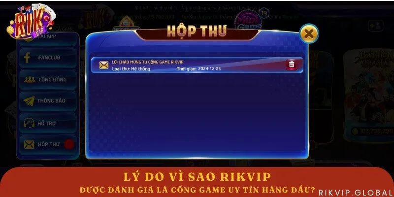 Lý do vì sao Rikvip được đánh giá là cổng game uy tín trên thị trường