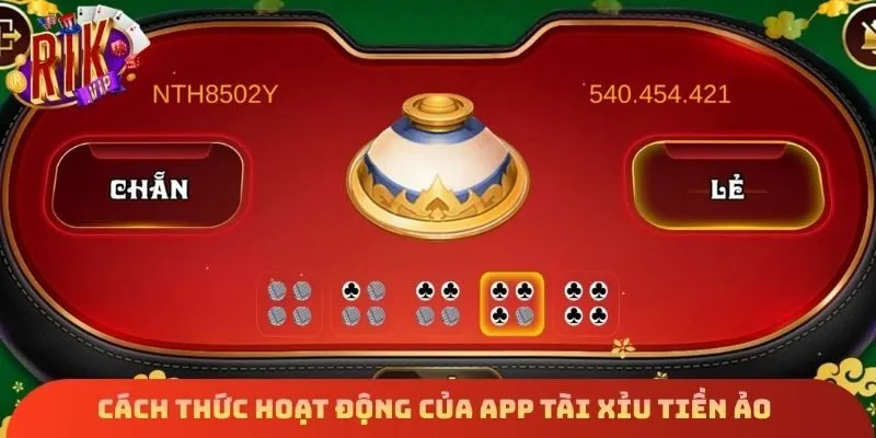 Cách thức hoạt động của app Tài Xỉu tiền ảo