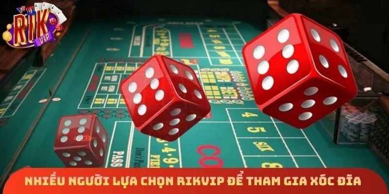 Nhiều người lựa chọn Rikvip để tham gia Xóc Đĩa